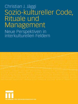 cover image of Sozio-kultureller Code, Ritual und Management
